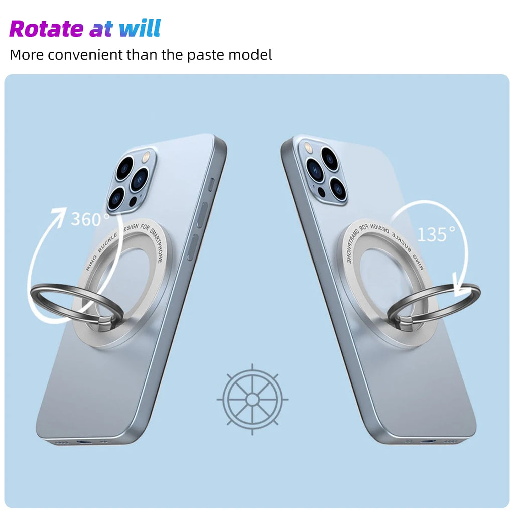 Magnetic Phone Ring Holder for MagSafe – Adjustable Grip Stand Phone Ring Holder HIP