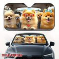 Pomeranian Sun Visor Car Accessory – Cute Dog Car Decor Car Visor Decor HIP S
