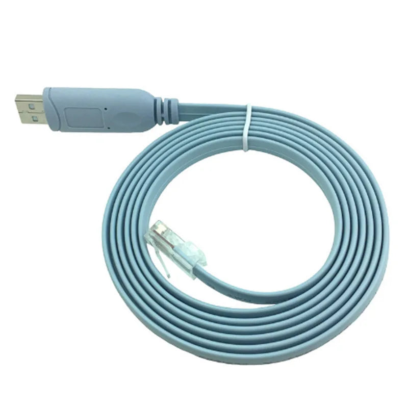 USB to RJ45 Console Cable – RS232 Adapter for Cisco & Huawei Console Cable Adapter HIP As Photo