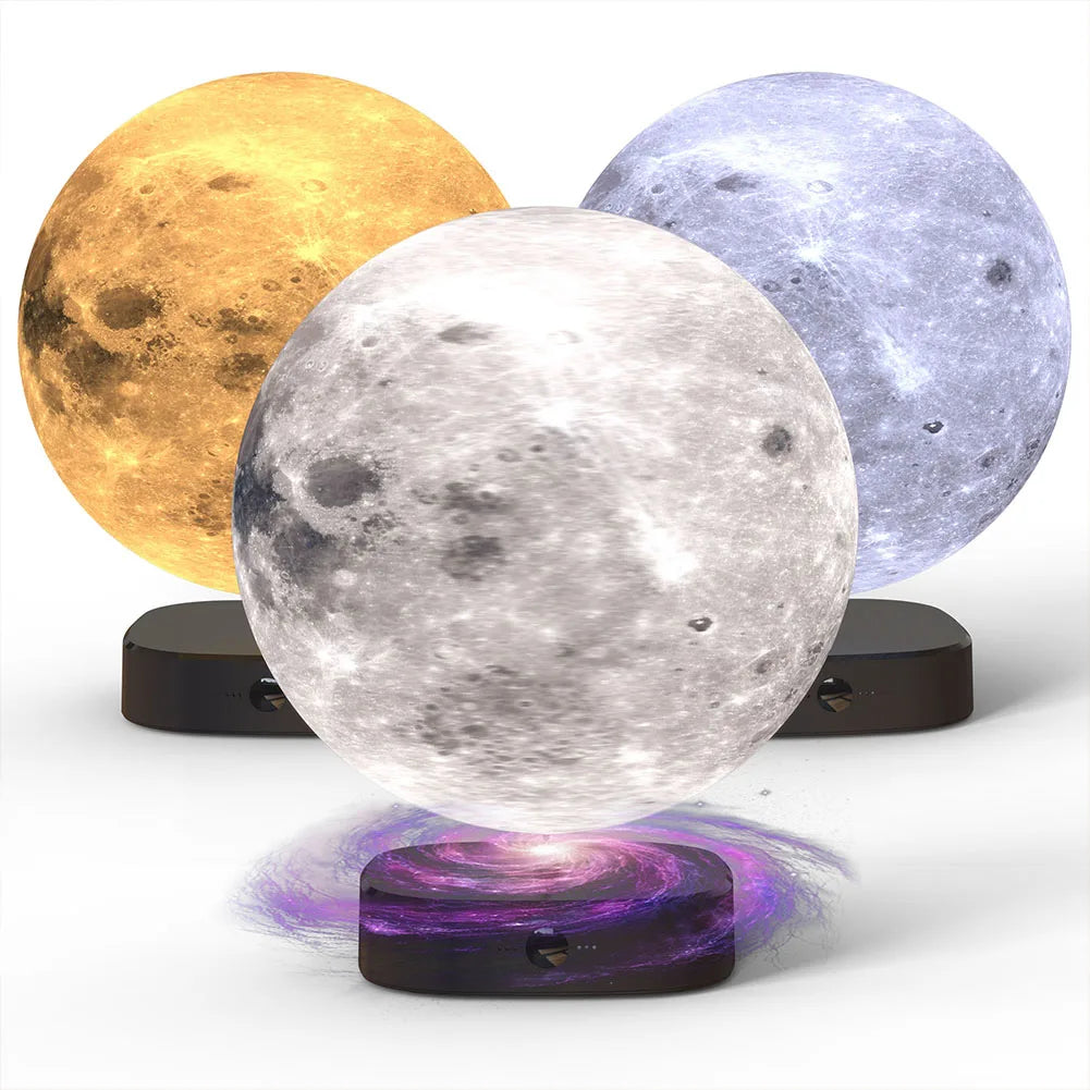 1Pc 15cm Moon Lamp LED Night Light Battery Powered with Stand Starry Lamp Bedroom Decor Night Lights Kids Gift Moon Lamp HIP