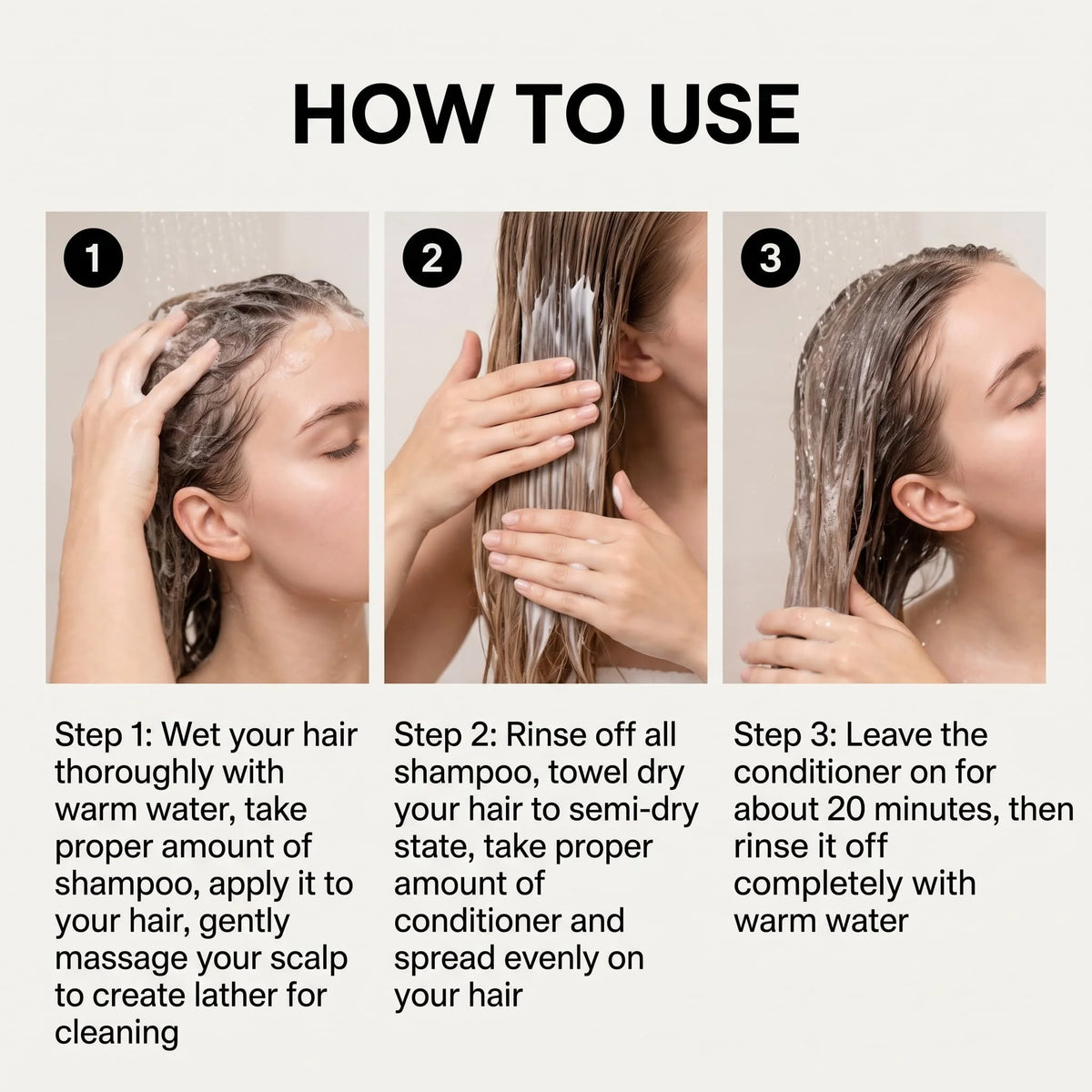 Rosemary Shampoo & Conditioner Set – Keratin & Hydrating Shampoo Conditioner Set HIP