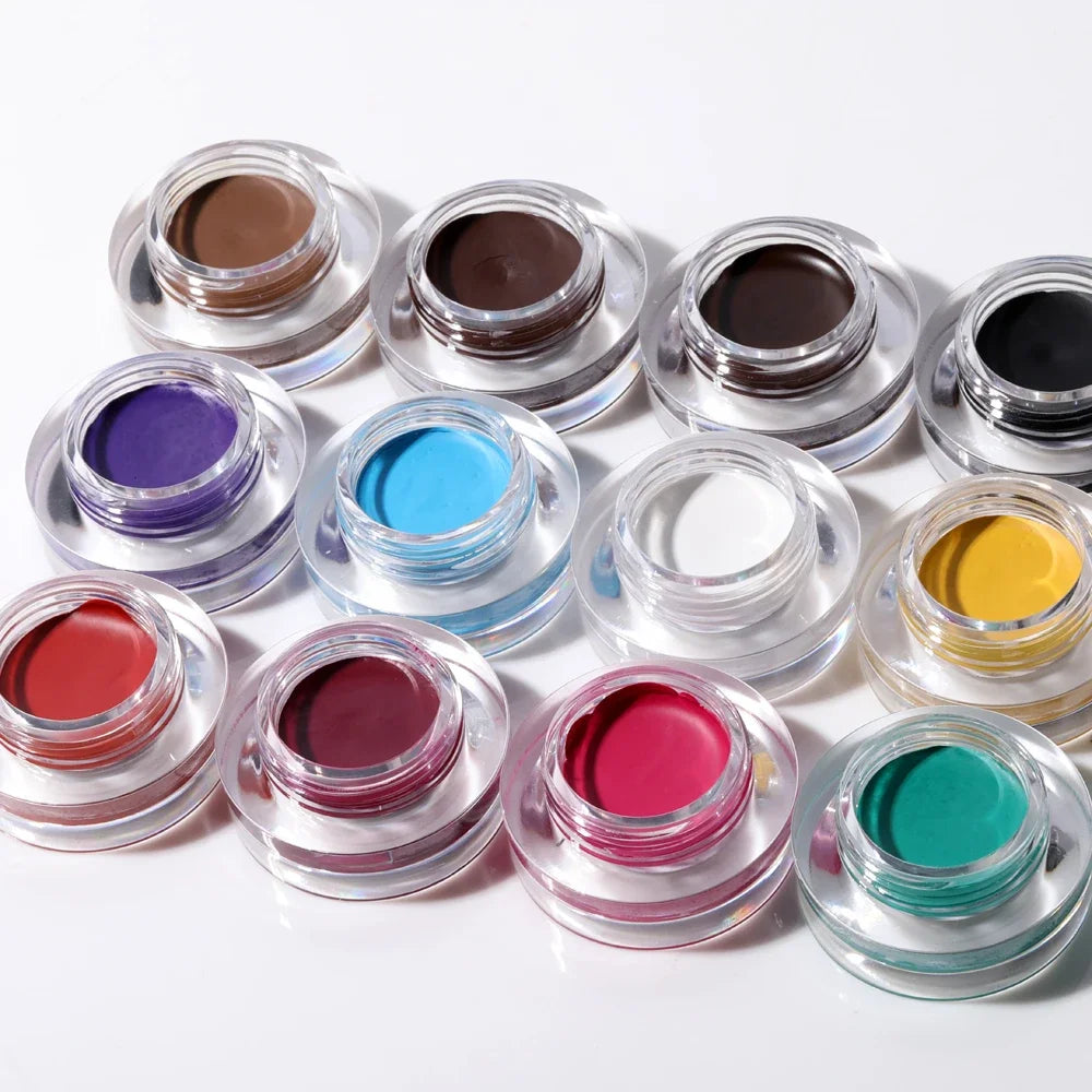 HANDAIYAN Waterproof Eyebrow Cream Gel – 12 Colors | High Pigment Eyebrow Cream Gel HIP