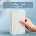 50-Sheet Watercolor Paper Set – Square, Round & Rectangle Watercolor Paper Set HIP 03