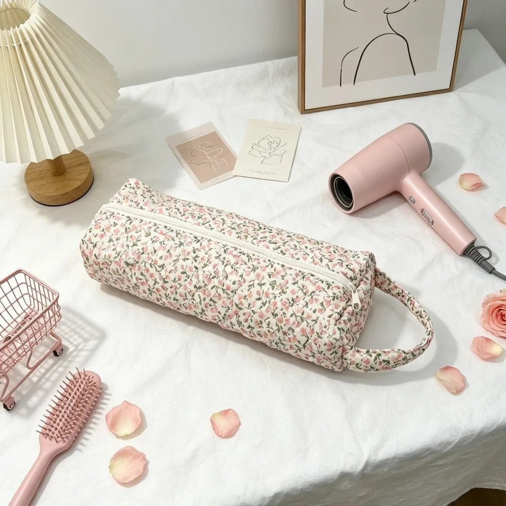 Quilted Hair Dryer Storage Bag – Dustproof, Large Capacity Hair Tool Storage Bag HIP Style 7