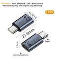 USB-C to Lightning Audio Adapter | Hi-Fi Headphone Converter Audio Adapter HIP C to ios 3D SH