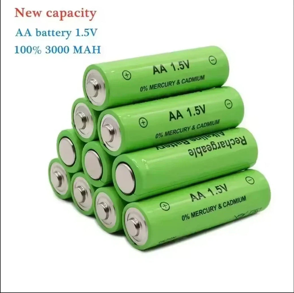 NDNNAS AA 3000mAh 1.5V Rechargeable Batteries | 1000 Cycles Rechargeable AA Batteries HIP