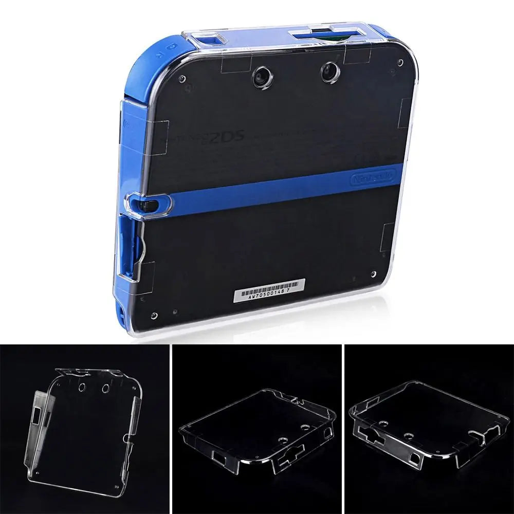 Crystal Clear Hard Shell Protective Case for Nintendo 2DS Console Protective Case HIP