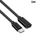 USB-A to USB-C Female Extension Cable – 6A Fast Charging USB Extension Cable HIP A1