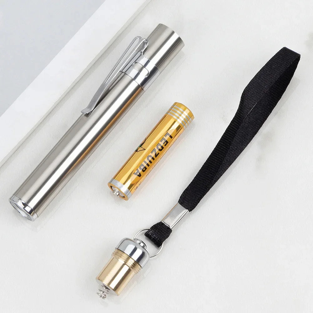 Livestock Incubator Light Inspection Stainless Steel Cold Light Flashlight LED Egg Detector Hatching Equipment Chicken Tools HIP Default Title
