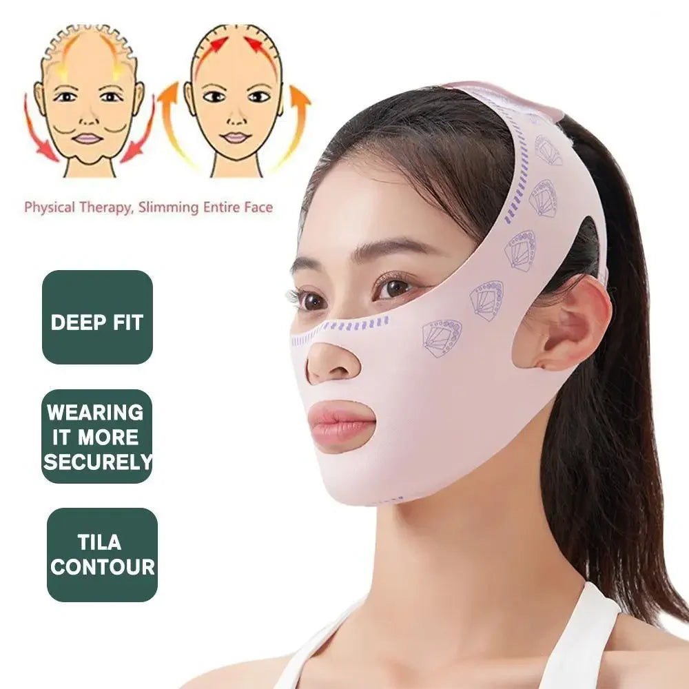 V Line Face Lifting Mask – Chin & Cheek Slimming Strap Face Slimming Mask HIP