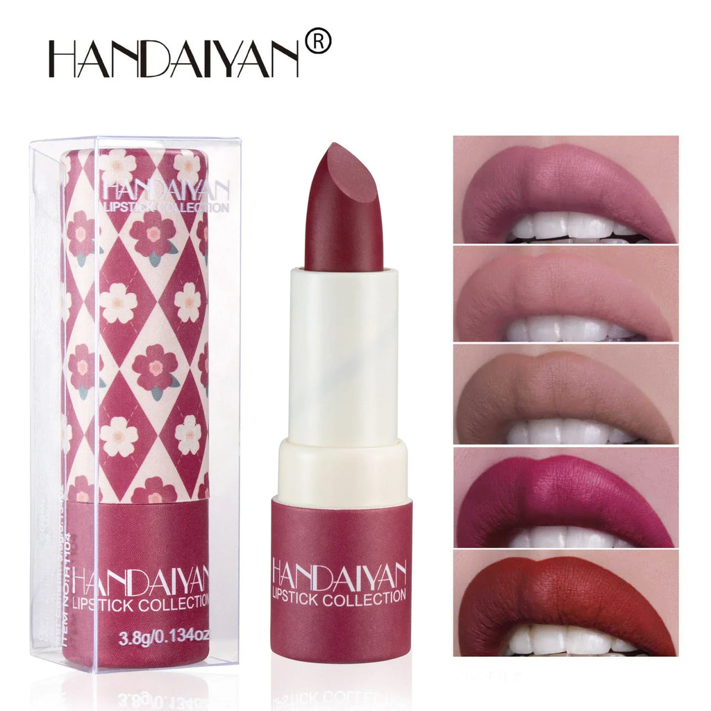 Lipstick Velvet Matte New Nude Moisturizing Tint Lip Balm Cream Pigment 8-color Luxury Lip Makeup Waterproof Cosmetic HIP