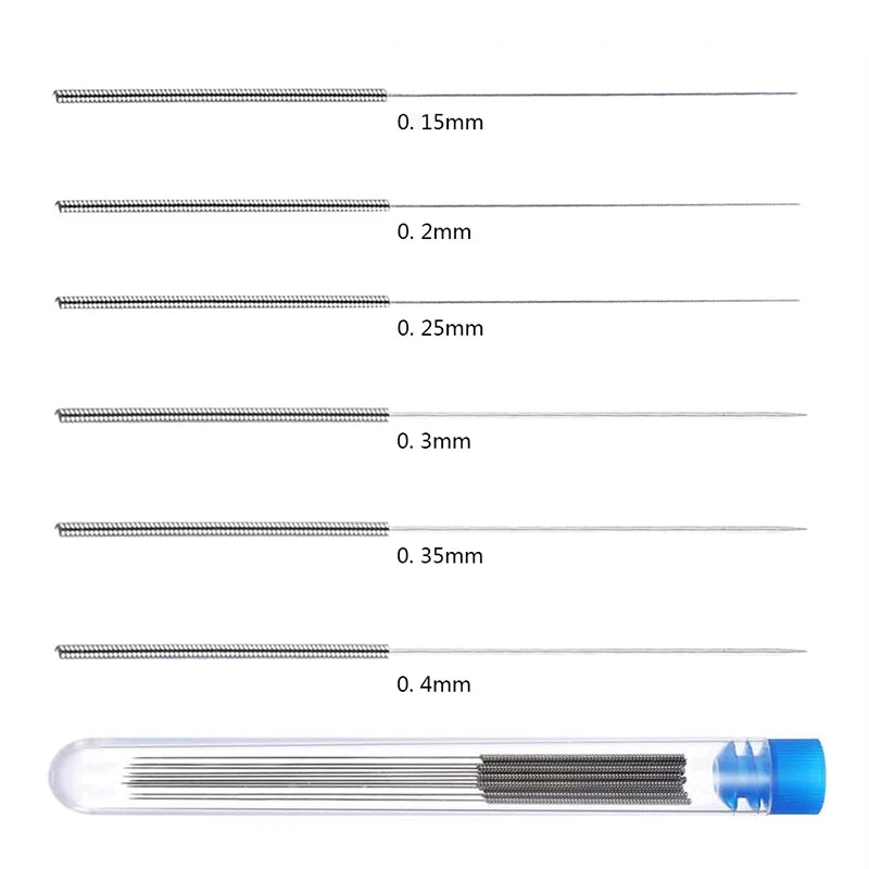 10-Pc 3D Printer Nozzle Cleaning Needle Kit 0.2–1.0mm Nozzle Cleaning Kit HIP