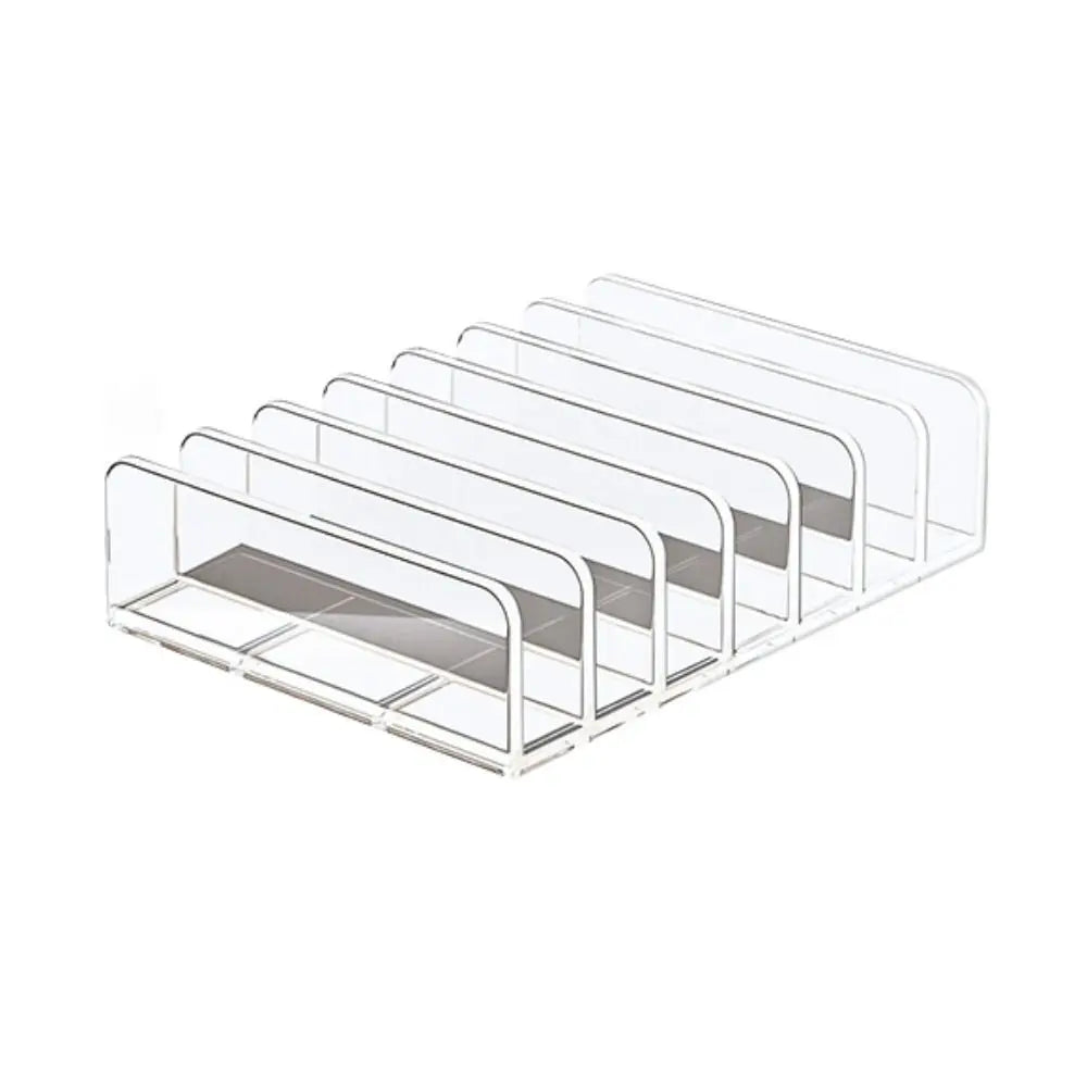 7-Grid Acrylic CD & Vinyl Record Display Shelf Organizer Acrylic Storage Shelf HIP