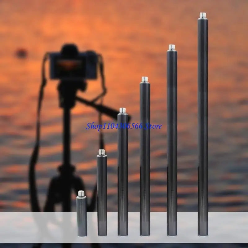 25mm Carbon Fiber Extension Tube 5/8-11 Thread | 6 Lengths Survey Extension Rod HIP