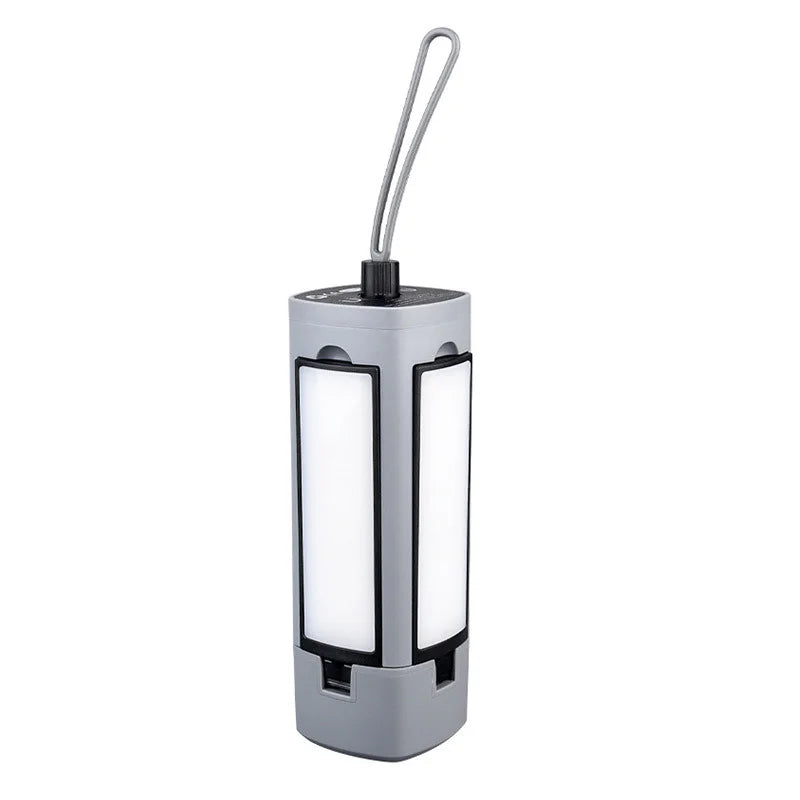 ESMARTER Foldable LED Camping Lantern – 7 Modes, Magnetic LED Camping Lantern HIP SJ006(Gray)
