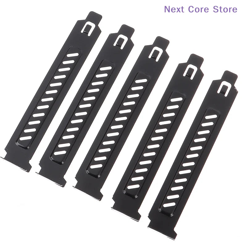 5-Pack Vented PCI Slot Covers – Stainless Steel Dust Filter PCI Slot Cover HIP