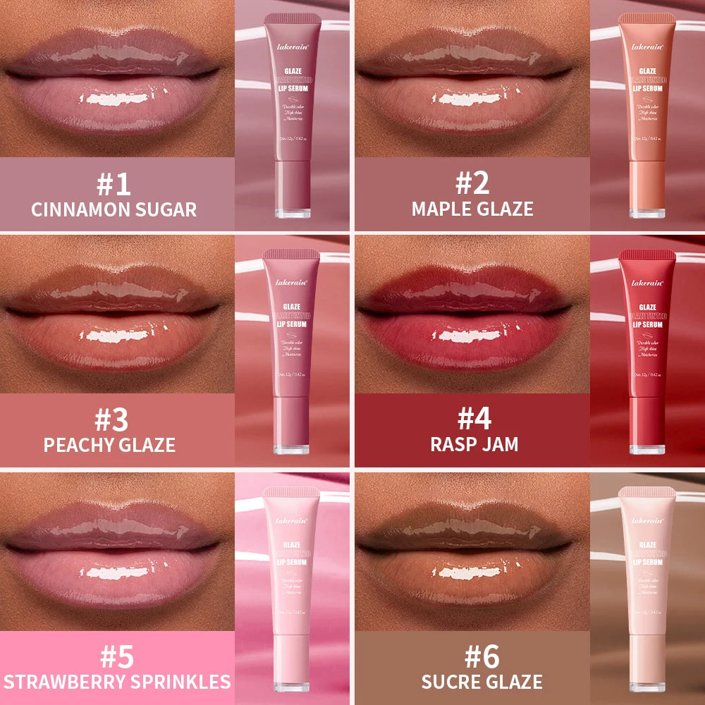 Lip Gloss Lip Glowy Balm Nourishing Tinted Moisturizer Repairing Lip Tint Glow Liquid Lips Gel Hydrating Lips Care HIP