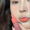 8 colors Moisturizer Non-Stick Cup Lipstick Velvet ink Matte Dyeing Lip Gloss Waterproof Long Lasting Lip Tint Korean Cosmetics HIP 04