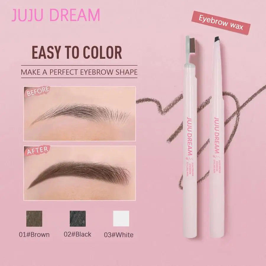 Clear Eyebrow Styling Wax – Waterproof & Long-Lasting | JUJU Dream Eyebrow Styling Wax HIP