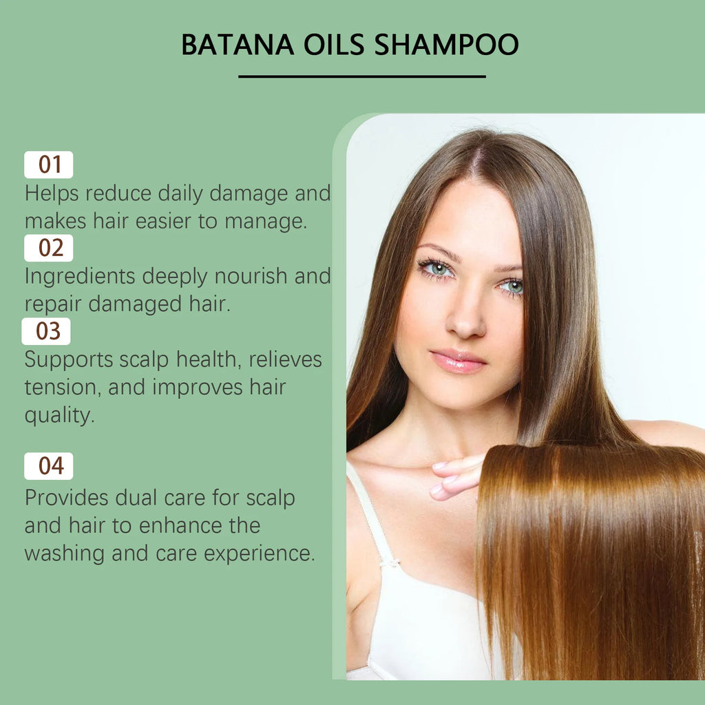 Organic Batana Oil Shampoo – Rosemary & Argan All Hair Types Nourishing Shampoo HIP
