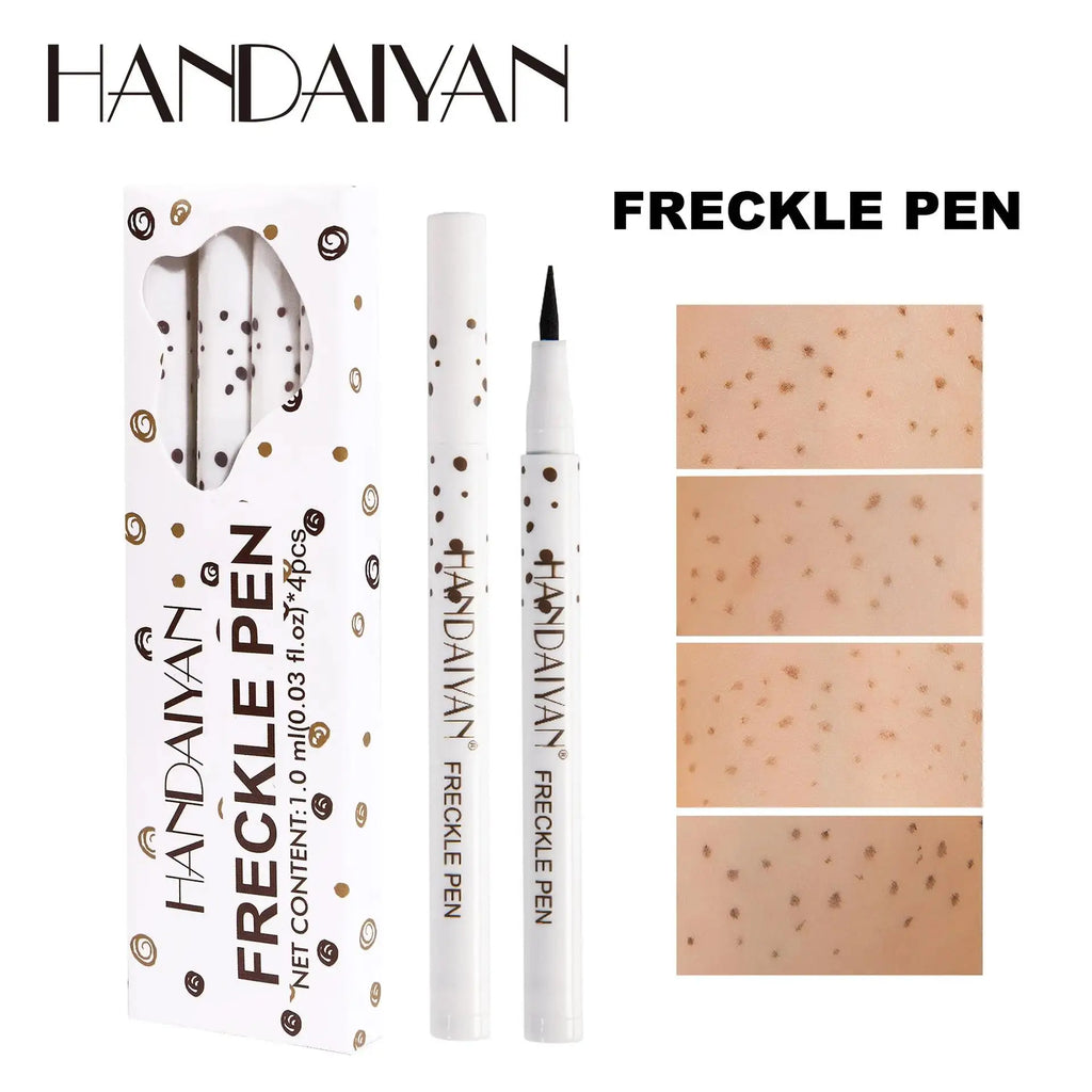 Handaiyan 4-Pc Fake Freckle Pen Set – Waterproof Sunkissed Freckle Makeup Pen HIP