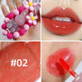 SAM SUGAR Rabbit Keychain Lip Gloss – Mirror Glaze Moisturizing Lip Gloss HIP 02
