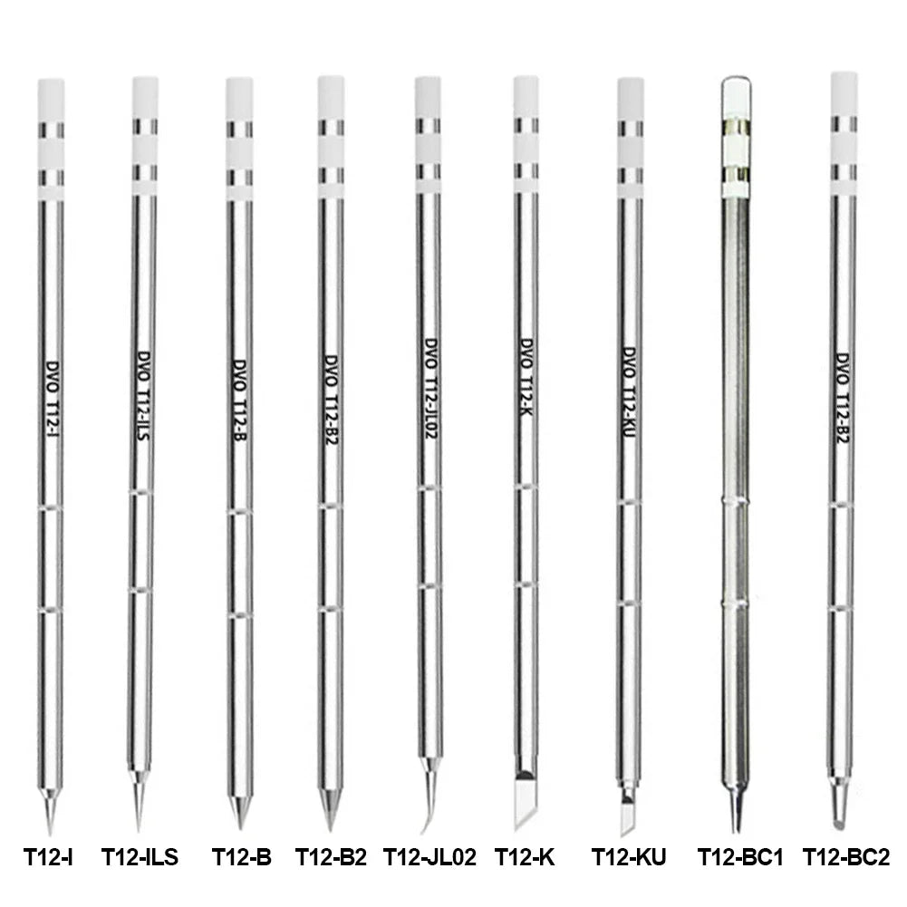 T12 Soldering Solder Iron Tips T12 Series Iron Tip For Hakko FX951 STC AND STM32 OLED Soldering Station Electric Soldering Iron HIP