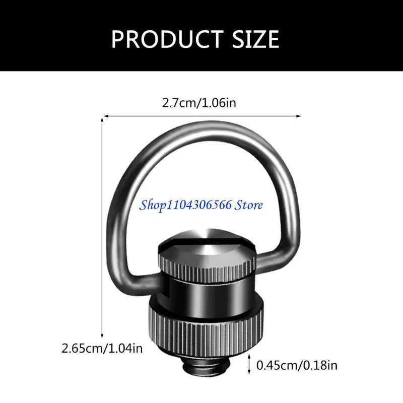1/4" Anti-Slip D-Ring Strap Screw – Stainless Steel Camera Camera Strap Screw HIP