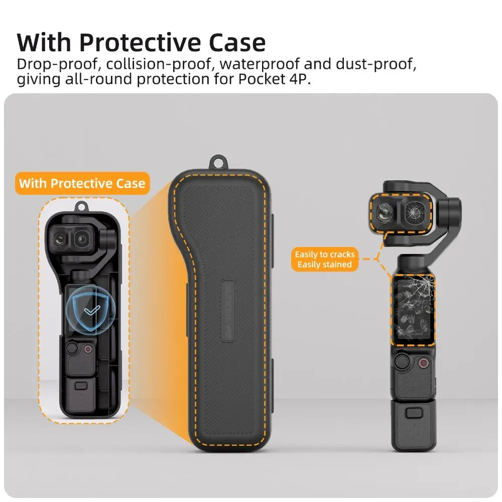 Sunnylife Protective Case & Storage Box for DJI Osmo Pocket 4P Camera Storage Case HIP