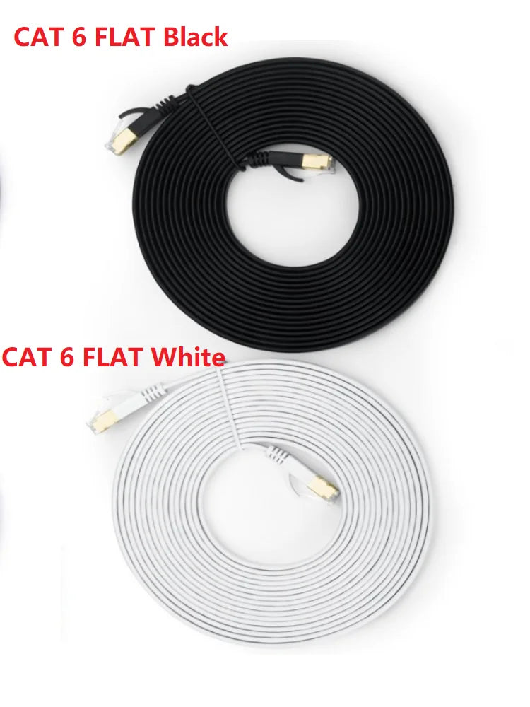 Cat6 Ethernet Cable 0.5–30m | 1000Mbps Gigabit RJ45 LAN Cord Ethernet Network Cable HIP