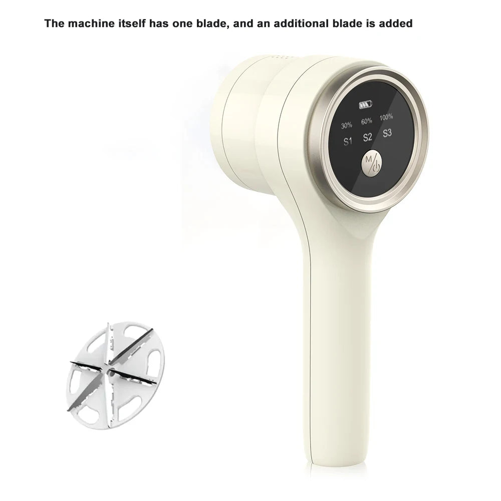Electric Lint Remover & Fabric Shaver – USB Rechargeable Electric Fabric Shaver HIP 1 Blade