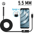 IP67 Waterproof Borescope Inspection Camera 6 LED Android Borescope Inspection Camera HIP 5.5 mm 2m