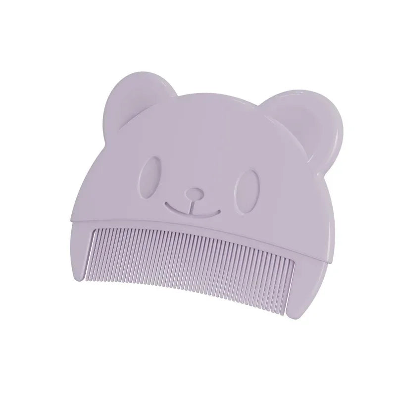 Soft Silicone Baby Comb & Scalp Massager for Newborns Baby Hair Comb HIP C68-A-purple