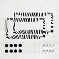 2-Pack Aluminum Zebra Stripe License Plate Frames – Unisex License Plate Frame HIP 1