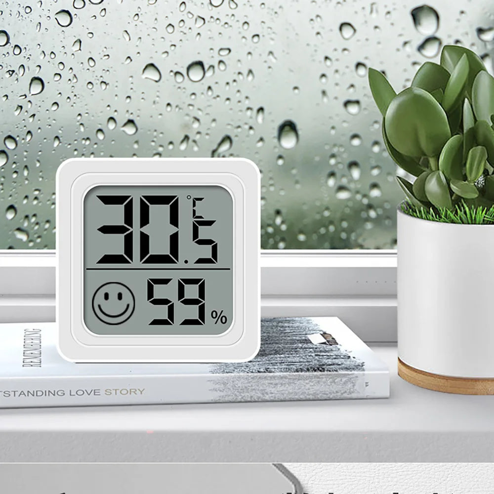 Mini LCD Digital Thermometer & Hygrometer – Indoor Humidity Sensor Digital Thermometer Hygrometer HIP