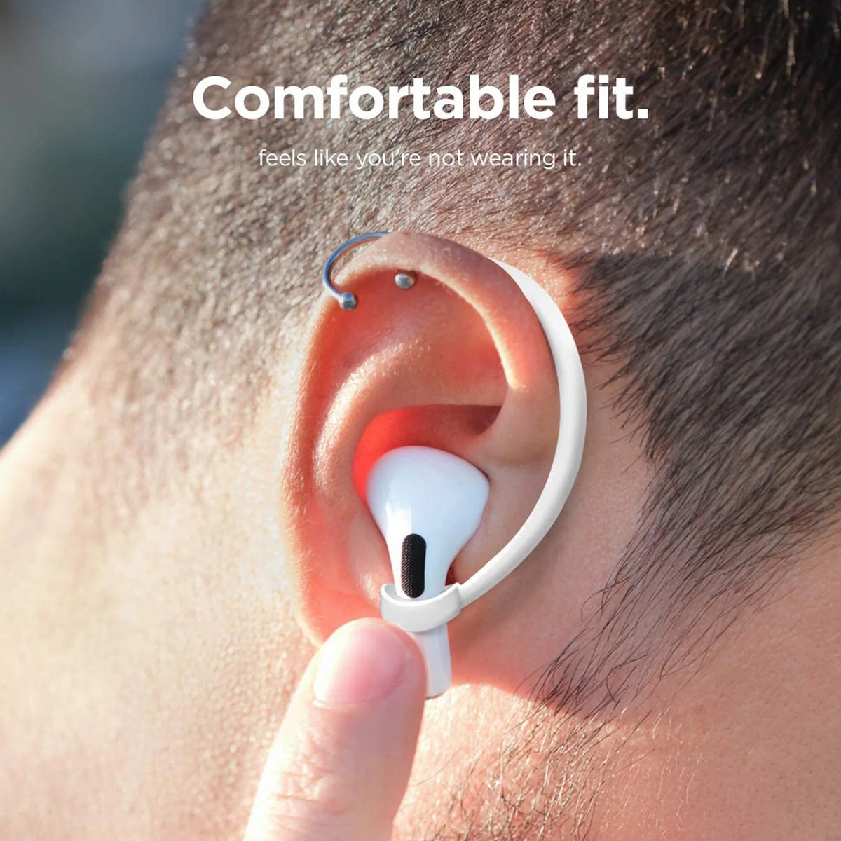 Silicone Earhooks for AirPods Pro/4/3/2/1 – Anti-Drop Grip Earbud Earhook Accessory HIP
