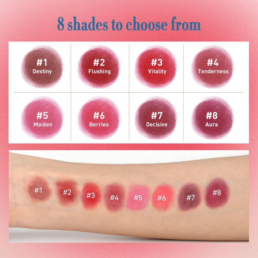 Lip&Cheek Blurry Pudding Pot | Blushed Moment - Baby | Makeup Blush, Buildable Lightweight, Multi-Use Soft Matte Finish | 5g HIP