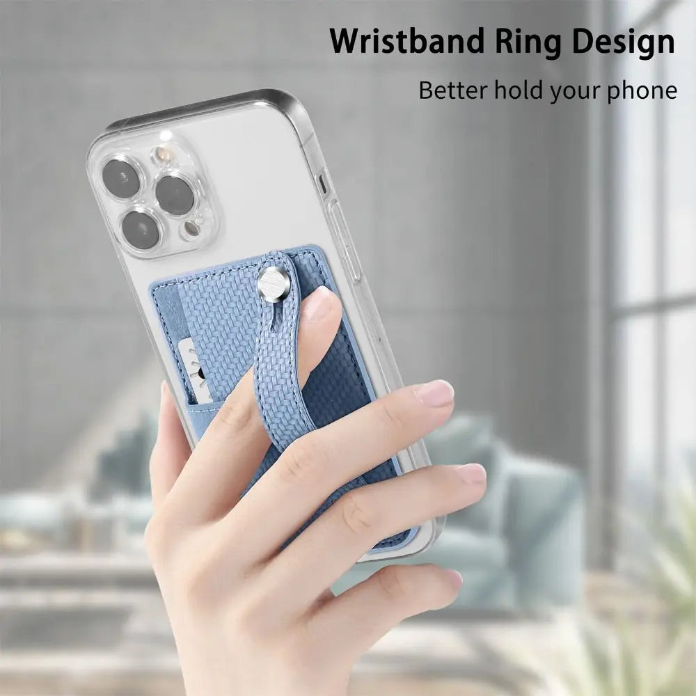 Adhesive Phone Card Holder Wallet & Stand – PU Leather Phone Card Holder HIP
