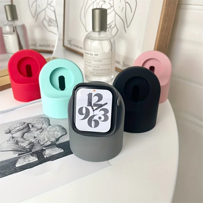 Silicone Apple Watch Charger Stand – Series 8/7/6/SE/5/4 Watch Charger Stand HIP