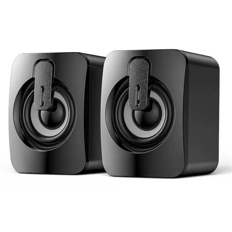 SEamopar HiFi Stereo USB Computer Speakers with LED Light USB Computer Speakers HIP No Bluetooth No LED