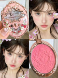 Flower Knows Tri-Color Gradient Matte Blush Powder – 5g Gradient Matte Blush HIP Rococo 05