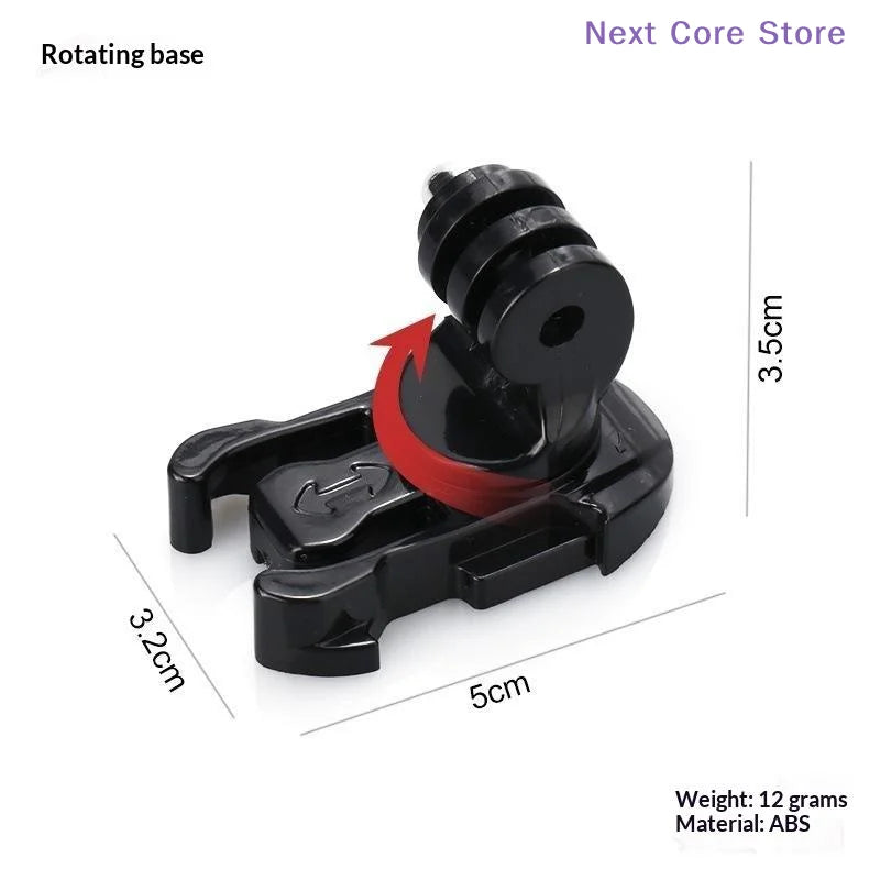 360° Swivel Quick Release Mount for Action Cameras Action Camera Mount HIP Default Title