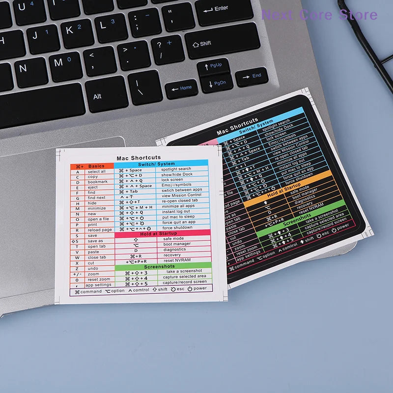 2-Pack Keyboard Shortcut Stickers – Windows & Word Guide Keyboard Reference Sticker HIP