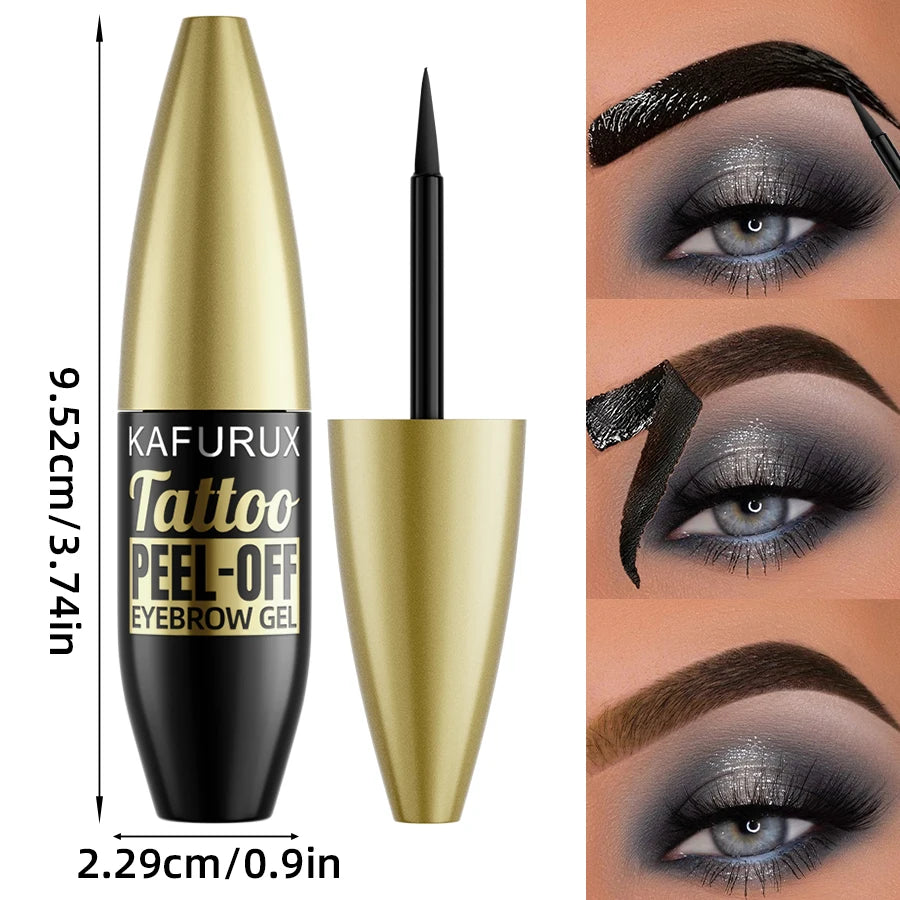 1PC Peel Off Eyebrow Gel Tint,Semi Permanent Brow Tint, Waterproof Transfer-proof For Fuller Defined Looking Brows Makeup Gifts HIP