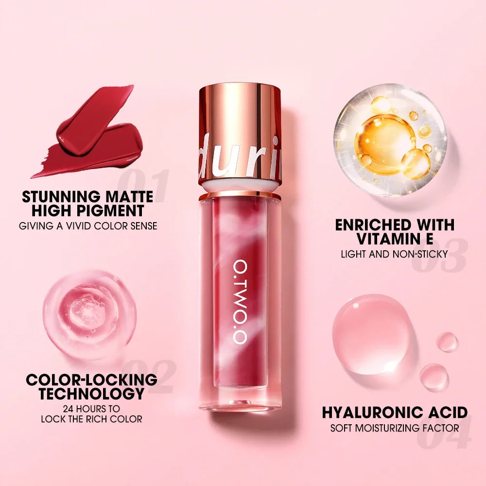 O.TWO.O Matte Liquid Lipstick – Waterproof & Long-Lasting Matte Liquid Lipstick HIP
