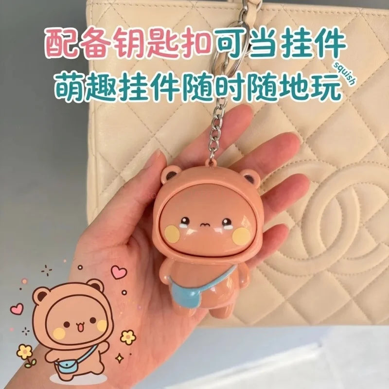 Panda Bubu & Dudu Face Changing Keychain Pendant Doll Collectible Pendant Doll HIP