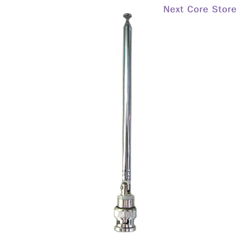 FM Radio Telescopic Antenna BNC Connector 0.7m Stainless Steel FM Radio Antenna HIP