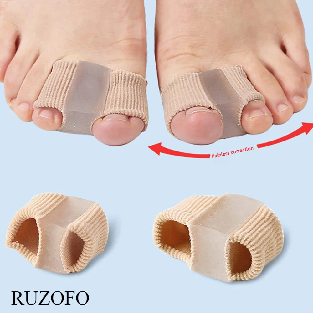 2-Pack Silicone Toe Separator & Bunion Corrector – S & L Toe Separator HIP