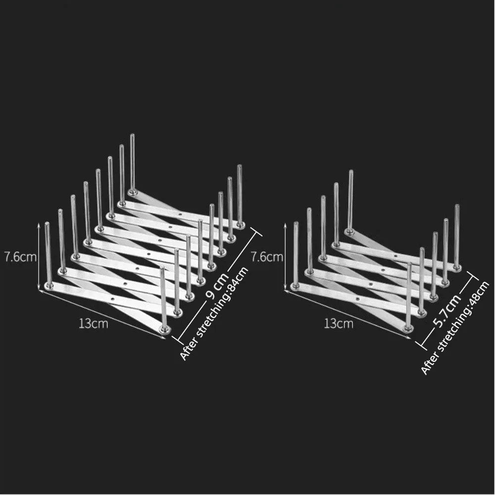 Stainless Steel Foldable Dish Rack Organizer with Drainage Dish Rack Organizer HIP
