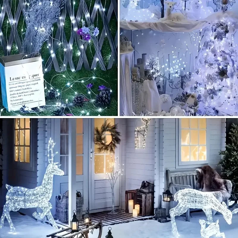 Solar Fairy String Lights – 8 Modes, IP65 Waterproof Copper Wire Solar String Lights HIP